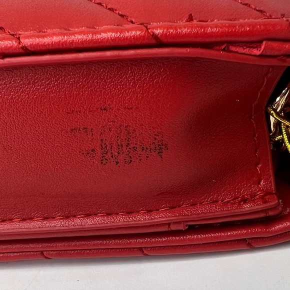 Bebe Sophia Quilted Small Cherry Red Crossbody Bag | NEW/NWT!!♥️♥️ - Picture 7 of 16